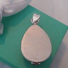 Load image into Gallery viewer, Garnet + Sterling Silver 925 Prayer Pill Poison Secret Box Pendant
