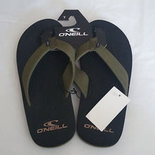 Load image into Gallery viewer, O&#39;Neill Phluff Daddy Olive Flip Flop, Size 7 Sandals
