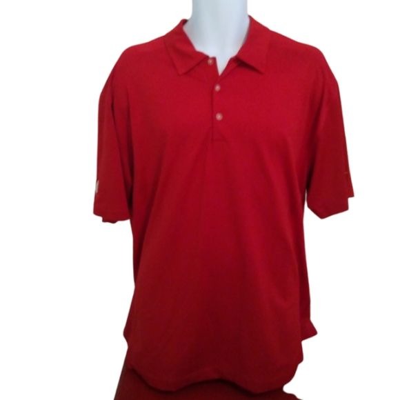 Nike Fit Dry Golf Red Tiny Diamond Polo, XL