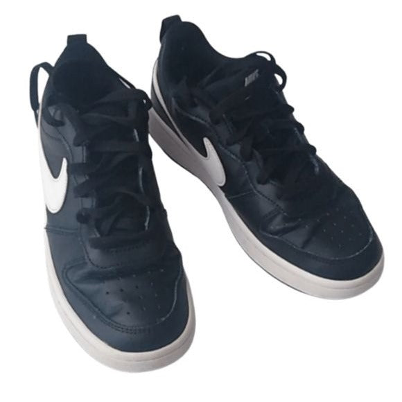 Nike Court Borough Low 2Big Kids' Shoes, 6Y in Black